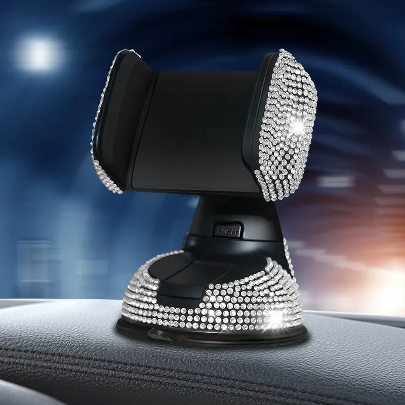 Diamond-Encrusted Cell Phone Holder